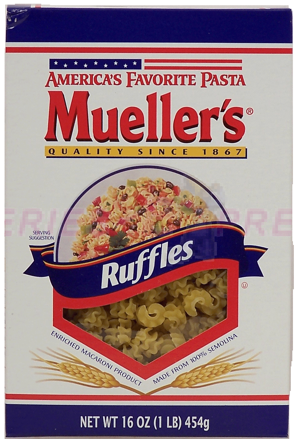 Mueller's Macaroni ruffles america's favorite pasta Full-Size Picture